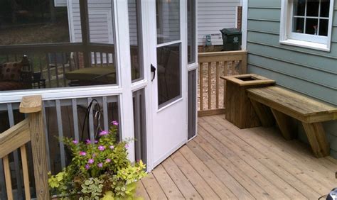 Cary Deck And Screen Porch Traditional Deck Raleigh By Cqc Home