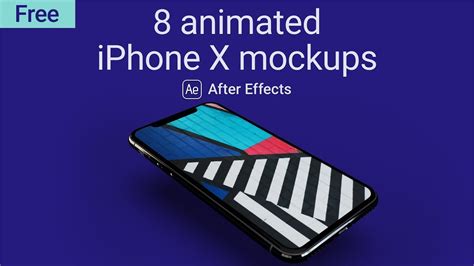 Combine these projects for even more options! Animated iPhone X Mockups - After Effects Template - YouTube