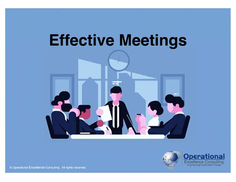 Infographic Effective Meetings Ppt Powerpoint Present