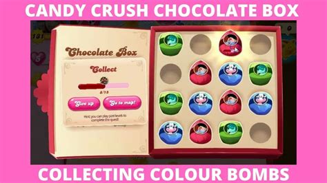 Candy Crush Saga Chocolate Box Collecting Colour Bombs Level 2000