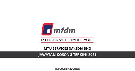 With billions of miles under our belt, we understand life on the road, the sacrifices you make, and the challenges that present themselves daily. Jawatan Kosong MTU Services (M) Sdn Bhd • Jawatan Kosong ...