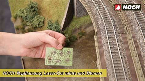 NOCH Modellbau: Bepflanzung mit Laser-Cut minis und Blumen ...