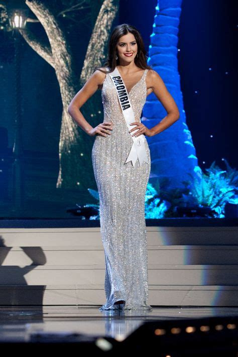 Paulina Vega Miss Colombia En Miss Universo Dise O Del Colombiano Alfredo Barraza