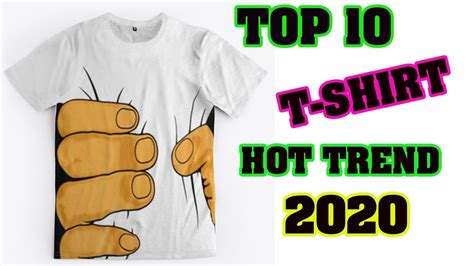 Top 10 T Shirt Design Trends In 2020 Youtube