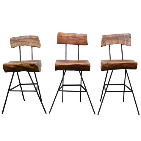 Modern Rustic Bar Stools Rustic Bar Stools Built For You By Local