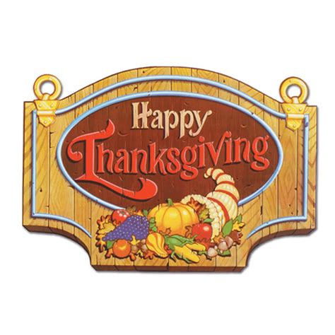 Happy Thanksgiving Sign Printed 2 Sides