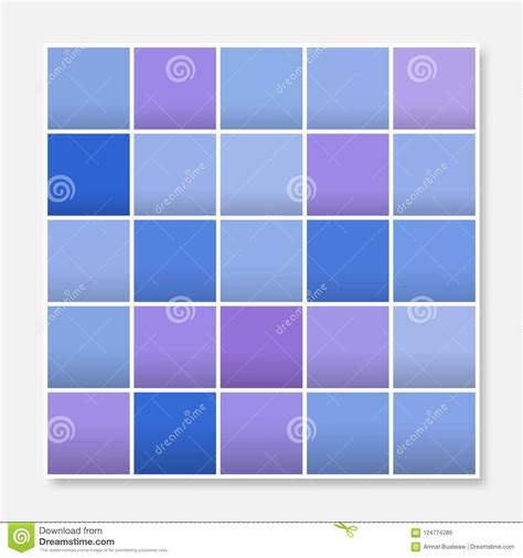 Colorful Squares Background Frame Block Soft Pastel Purple Blue Stock