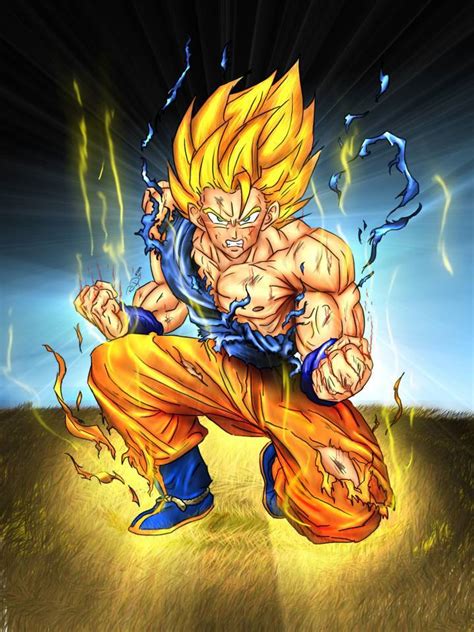 Super Saiyan Goku Vs Cell