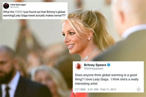 Britney Spears Lady Gaga Global Warming Tweet Finally Explained