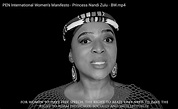 Princess Nandi Zulu reading Women's Manifesto - Unlocking the History ...