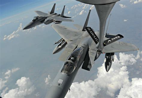 Usaf F 15cs Conduct Joint Exercises With Su 30mkms For The First Time