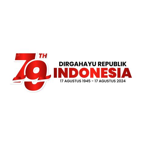 Kartu Ucapan Hut Ri 79 Hari Kemerdekaan Indonesia 17 Agustus 2024 Vektor Logo Hut Ri 79 Hut Ri