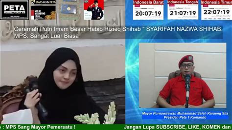 Viral Ceramah Putri Imam Besar Habibana Muhammad Rizieq Shihab