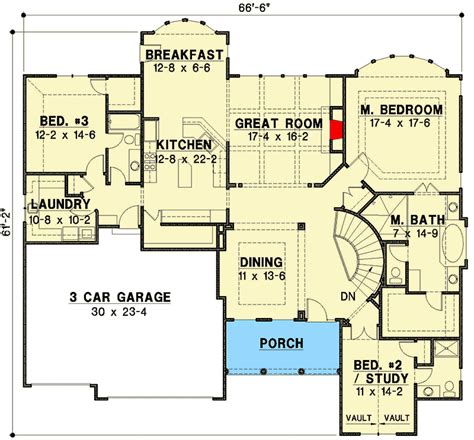 Plan 18549wb Single Story Stucco Home Plan With Walkout Basement