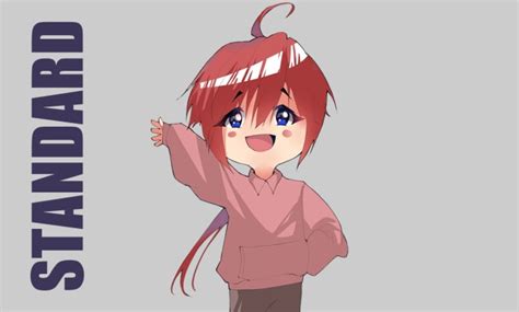 Draw Cute Anime Chibi Character For You By Aamoeba Fiverr