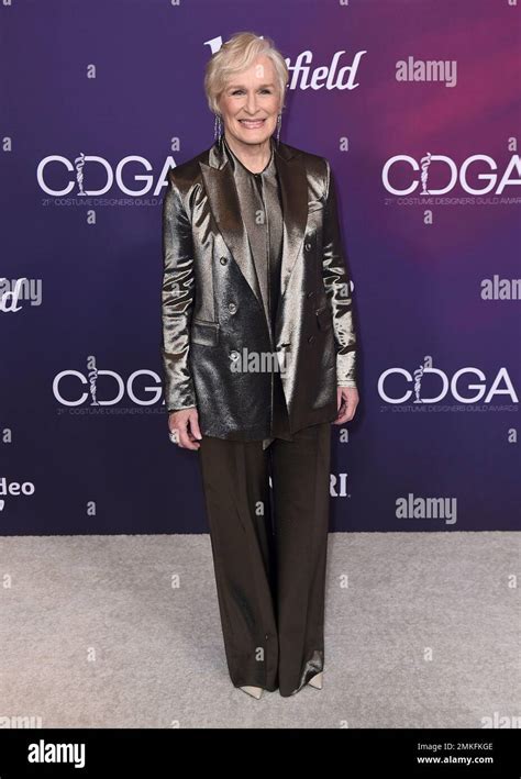 Glenn Close Arrives At The 21st Annual Costume Designers Guild Awards