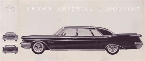 1960 chrysler imperial limousine brochure