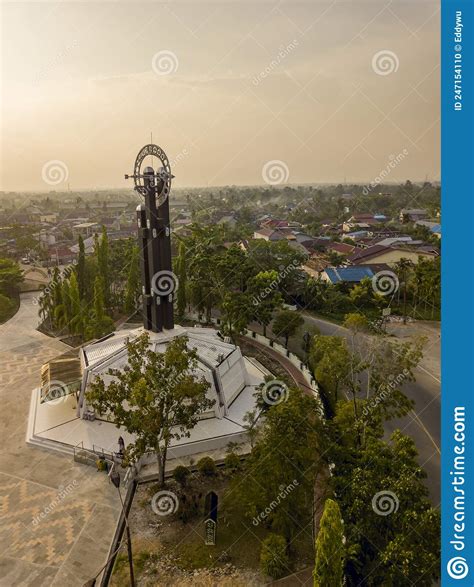 Equator Park In Pontianak City City Of Equator In Indonesia Stock