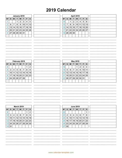 Printable Calendar 6 Months Per Page Free Printable Calendar Free