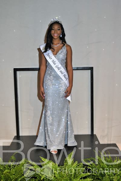 2021 Jr Miss Gold And Black BowTie Photography