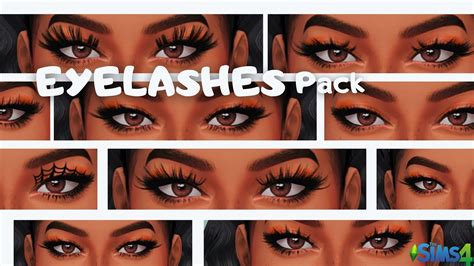 Eyelashes Cc Pack Pack De Cílios Para Download The Sims 4 Youtube