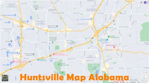 Huntsville Alabama Map