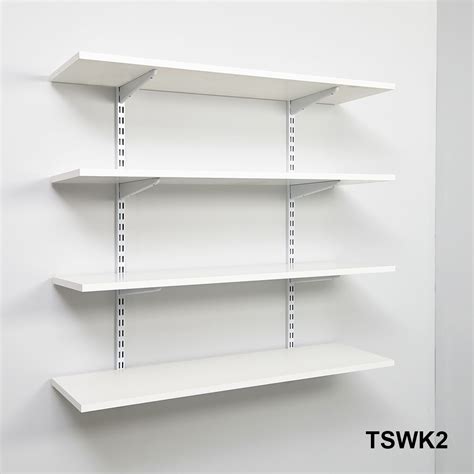 Industrial Wall Mounted Shelving Decor Ideas