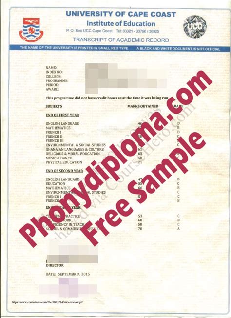 Thousands Of Diploma Transcript Degree And Certificate Samples