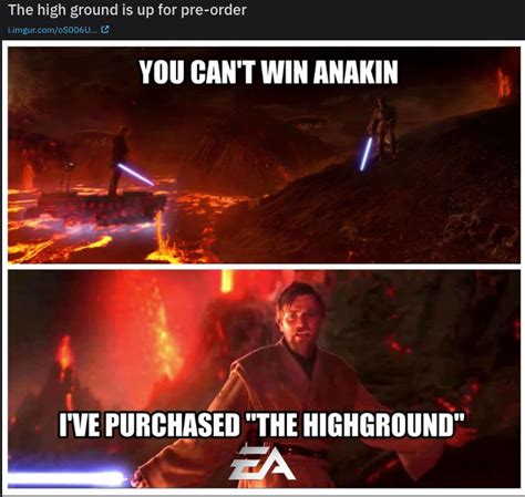The High Ground Is Up For Pre Order I Have The High Ground Know