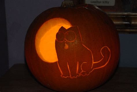 Simons Cat Pumpkin By ~scarykurt On Deviantart Simons Cat Cat