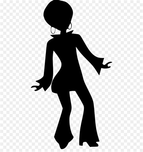 Disco 1970s Dance Silhouette Silhouette Png Download 8751000