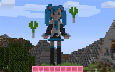 I Made Miku In Minecraft It Was Inspired By Someone On Rtgames