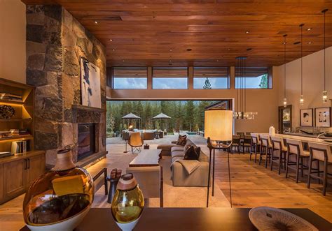 Modern Home Celebrates Indoor Outdoor Living In Sierra