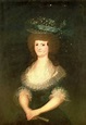 de Goya: Maria Luisa von Spanien. Kunstdruck, Leinwandbild, Gerahmtes Bild