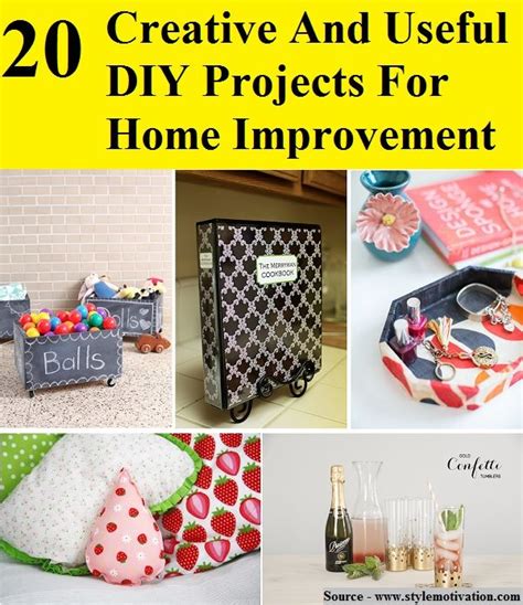 20 Creative And Useful Diy Projects For Home Improvement Diy House