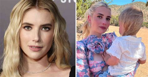 Emma Roberts Calls Out Mom For Sharing Photo Of Sons Face Without