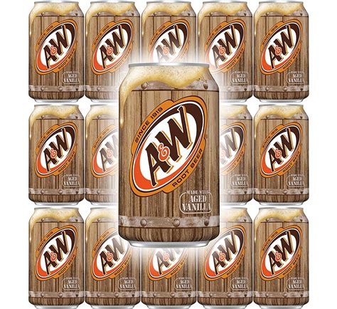 Aandw Root Beer Soft Drink Soda 12 Fl Oz Can Pack Of 15 Total Of 180