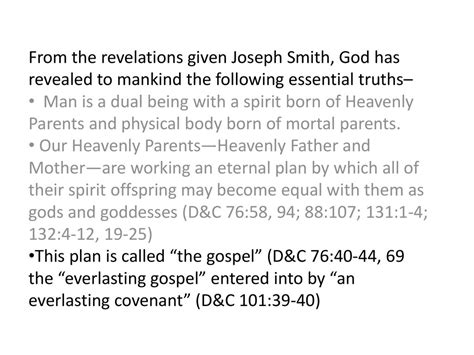 Overview Of The Work Of The Prophet Joseph Smith Ppt Download