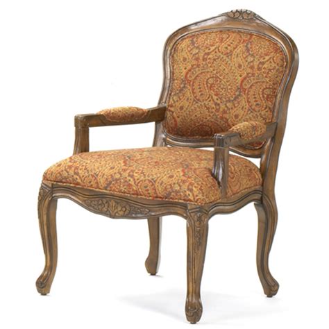 7151 French Provincial Accent Chair Paisley F 
