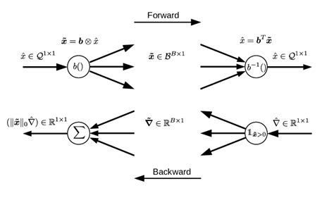 Forward And Backward Passes During Inference And Backpropagation