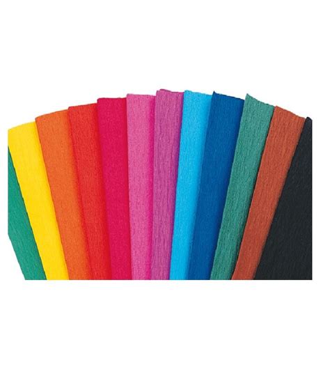 Crepe Paper 2m X 500mm Assorted Colours Sold Per Each Color Park