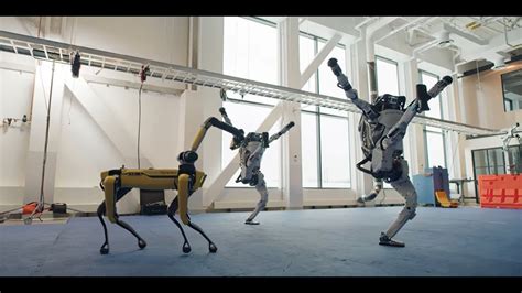 Boston Dynamics Robot Dance Do You Love Me Youtube