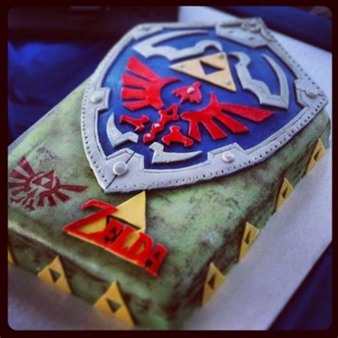 Legend Of Zelda Hylian Shield Cake By Browneyedgirl73 On Deviantart