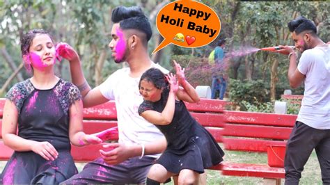 Holi 😂 Prank On Girlfriend Holi Special Gone Extremely Wrong 😱 Anubhav Raj Youtube