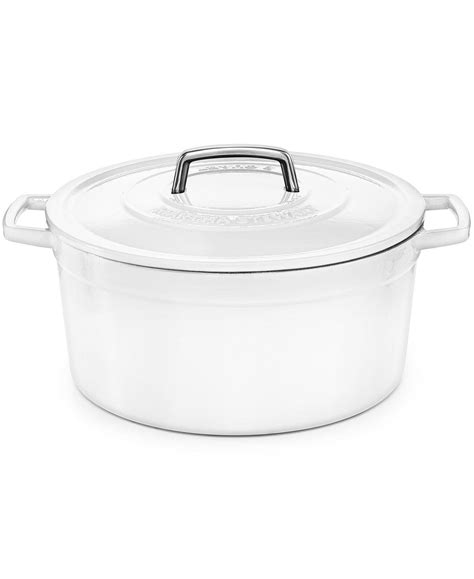 Martha stewart cookware casserole pot cast iron cooking is not a trend it's a way of life * unique ability to even temperature cooking all kinds of dishes with the taste of home cooked and culinary food. Martha Stewart Collection Collector's Enameled Cast Iron 8 ...