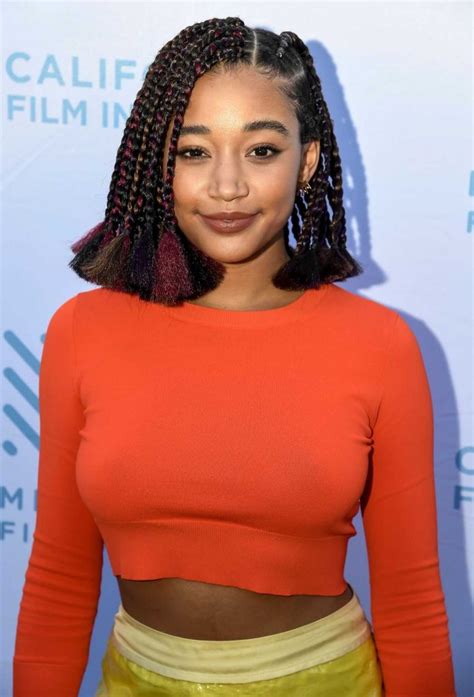 Amandla Stenberg At The Hate You Give Premiere During The 41st Mill Valley Film Festival In Mill