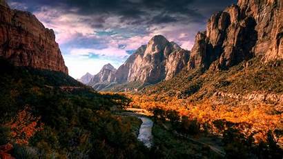 Hdr Nature Mountain Landscape River Desktop Wallpapers