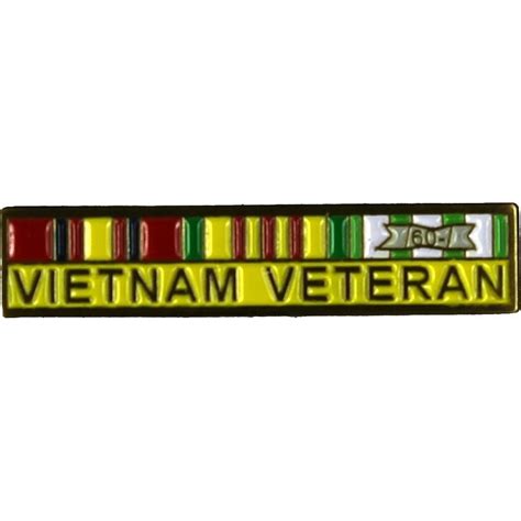 Vietnam Veteran Wribbons Bar Lapel Pin Bronze 1