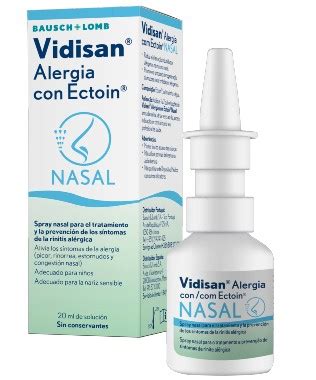 Bausch Lomb Lanza Vidisan Alergia Con Ectoin Nasal La Nueva Formulaci N De Efecto Barrera