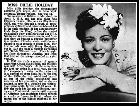All Sizes 17th July 1958 Death Of Billie Holiday Flickr Photo